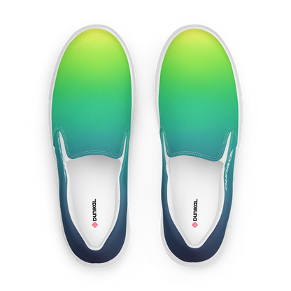 Men's Canvas Slip-Ons ❯ Pure Gradient ❯ Aurora Borealis