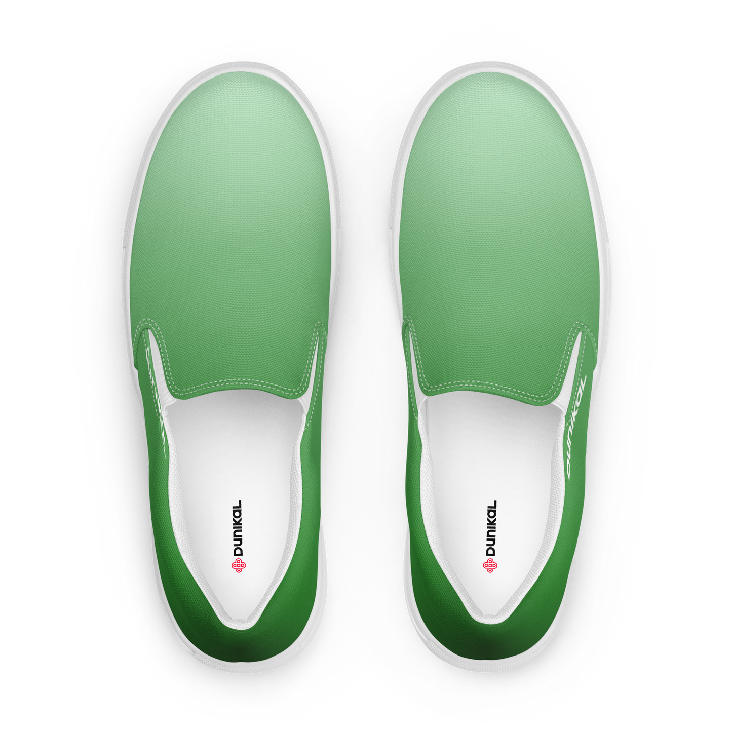 Men's Canvas Slip-Ons ❯ Pure Gradient ❯ Forest Green