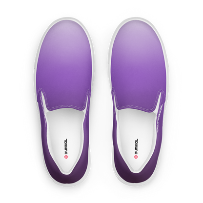 Men's Canvas Slip-Ons ❯ Pure Gradient ❯ Amethyst Purple