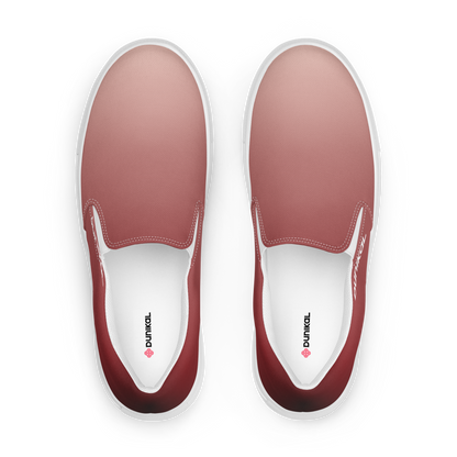 Men's Canvas Slip-ons ❯ Pure Gradient ❯ Ruby Red