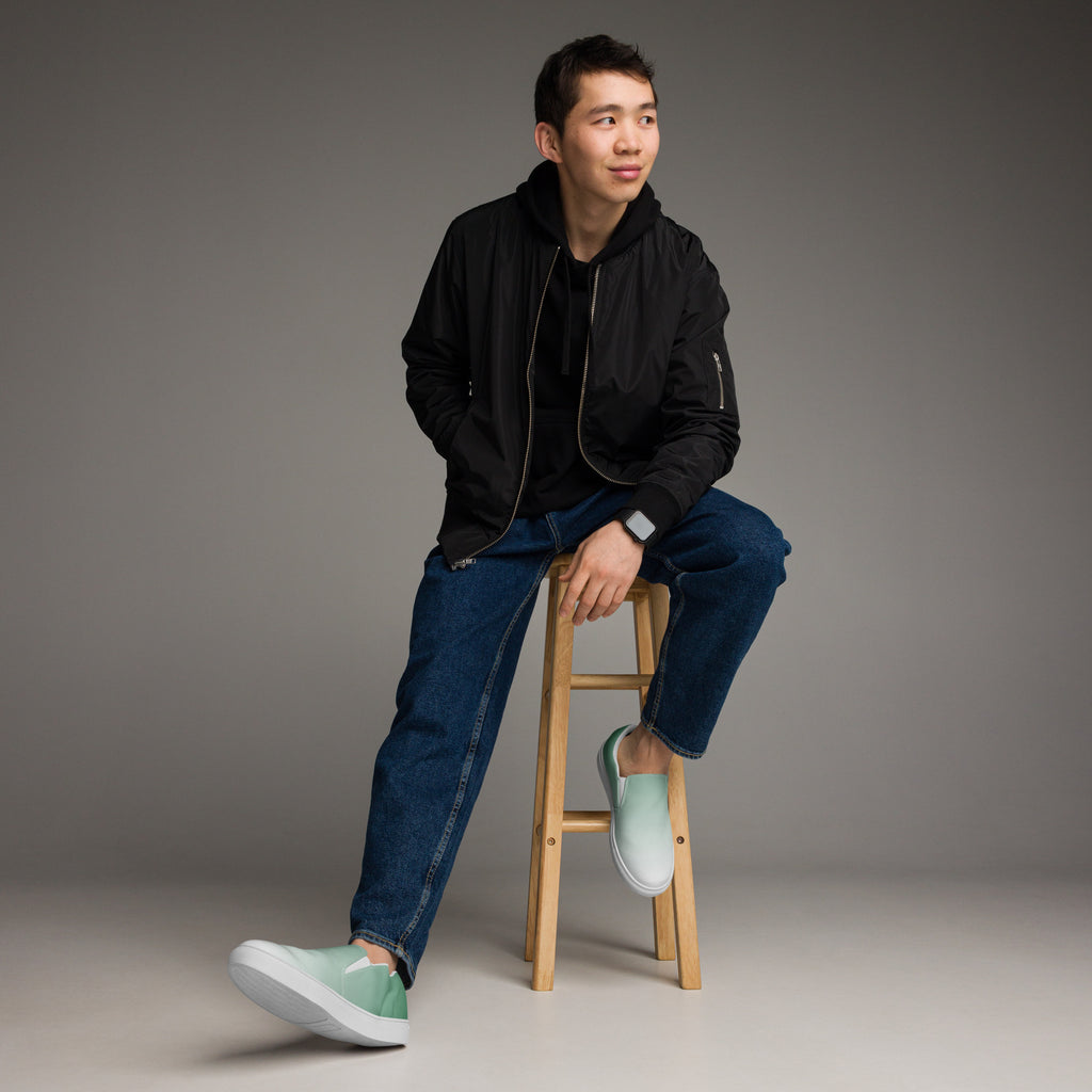 Canvas Slip-Ons — Brilliant Emerald