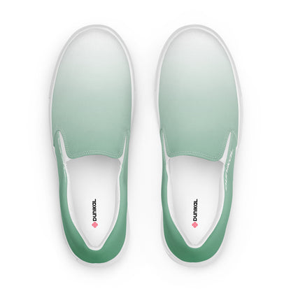 Men's Canvas Slip-ons ❯ Pure Gradient ❯ Bright Emerald