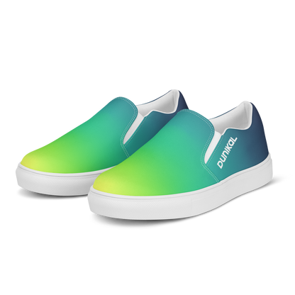 Men's Canvas Slip-Ons ❯ Pure Gradient ❯ Aurora Borealis