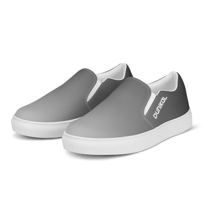 Men's Canvas Slip-ons ❯ Pure Gradient ❯ Silver