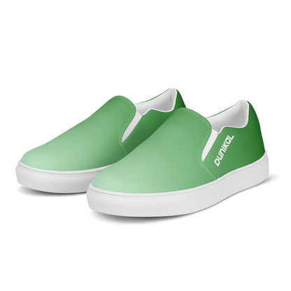 Men's Canvas Slip-Ons ❯ Pure Gradient ❯ Forest Green