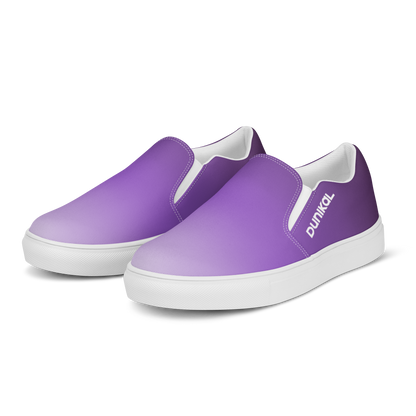 Men's Canvas Slip-Ons ❯ Pure Gradient ❯ Amethyst Purple