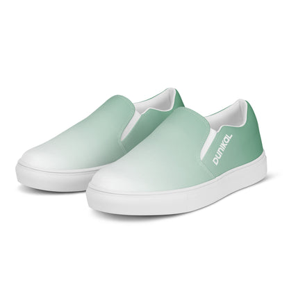 Men's Canvas Slip-ons ❯ Pure Gradient ❯ Bright Emerald