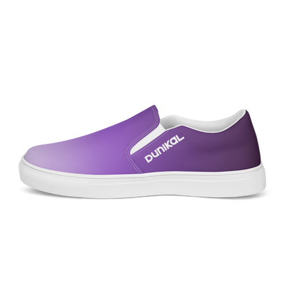 Men's Canvas Slip-Ons ❯ Pure Gradient ❯ Amethyst Purple