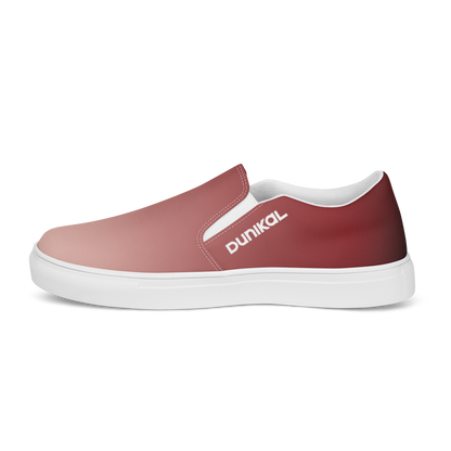 Men's Canvas Slip-ons ❯ Pure Gradient ❯ Ruby Red