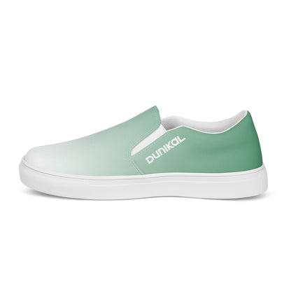 Men's Canvas Slip-ons ❯ Pure Gradient ❯ Bright Emerald