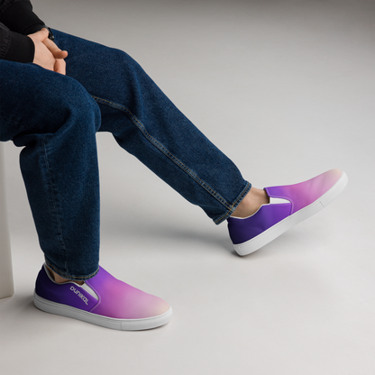 Men's Canvas Slip-ons ❯ Pure Gradient ❯ Winter Evening