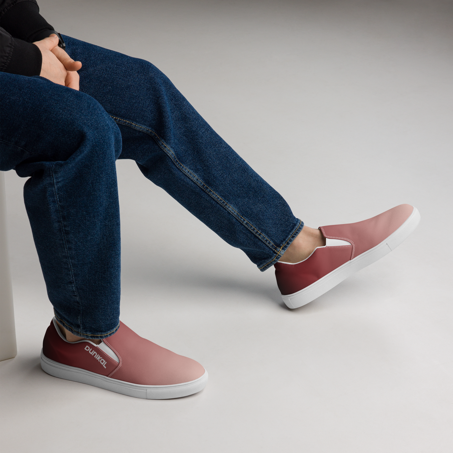 Men's Canvas Slip-ons ❯ Pure Gradient ❯ Ruby Red