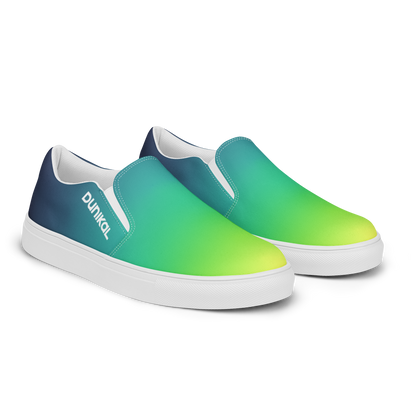 Men's Canvas Slip-Ons ❯ Pure Gradient ❯ Aurora Borealis