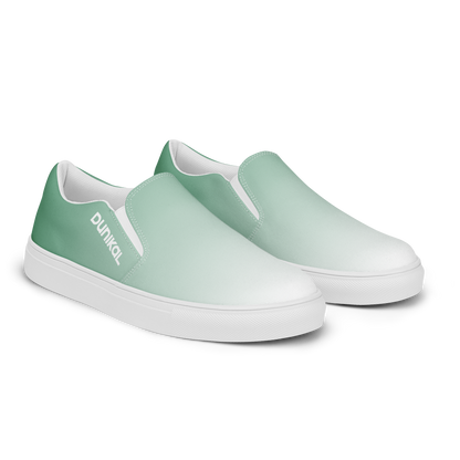 Men's Canvas Slip-ons ❯ Pure Gradient ❯ Bright Emerald