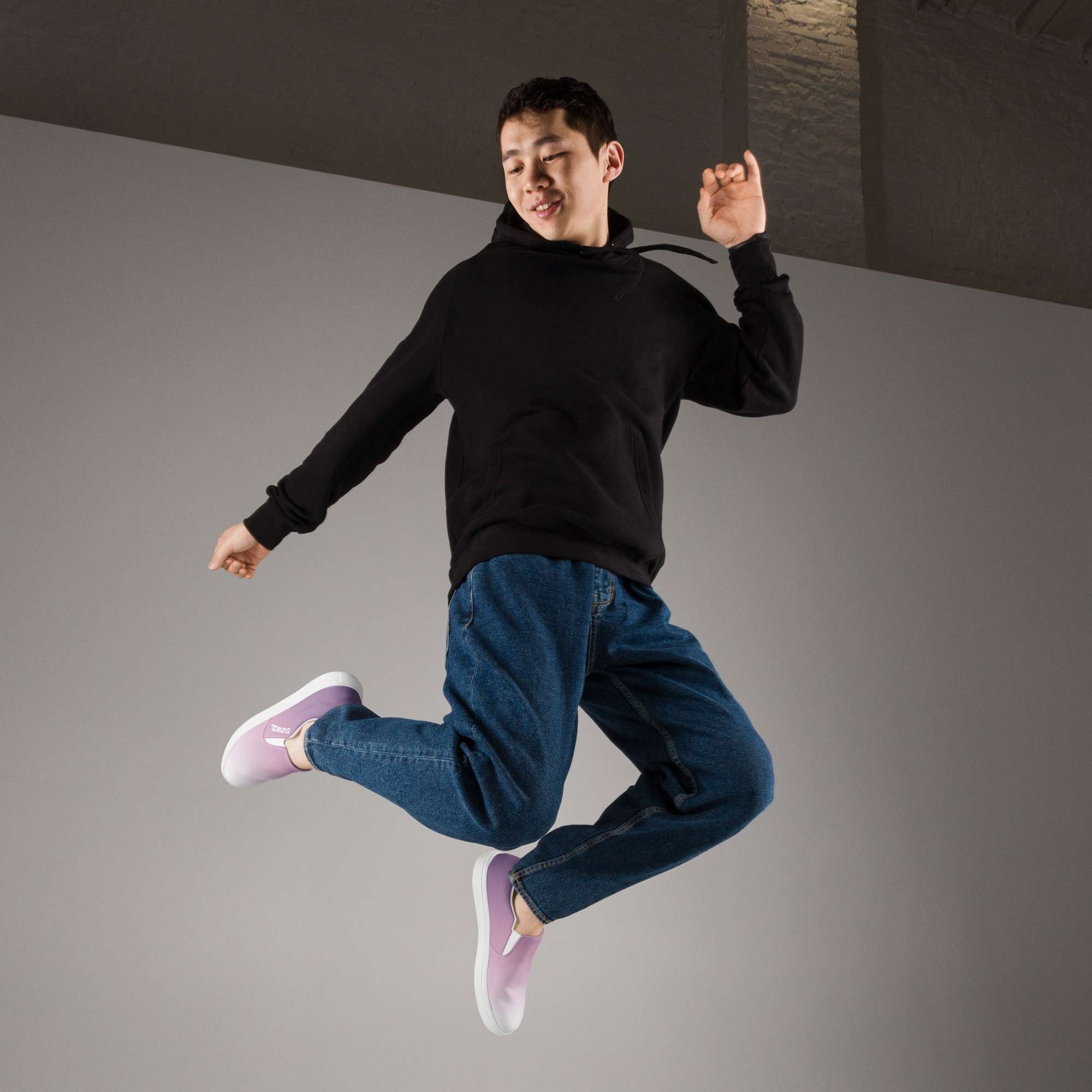 Enfilables en toile — Lilas lavandes