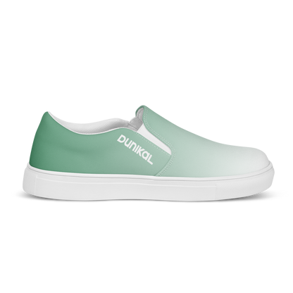 Men's Canvas Slip-ons ❯ Pure Gradient ❯ Bright Emerald