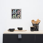 Póster fotográfico: Mujeres fatales visten Crayola Four Seasons