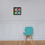 Affiche papier photo — Les femmes fatales portent du Crayola Néons