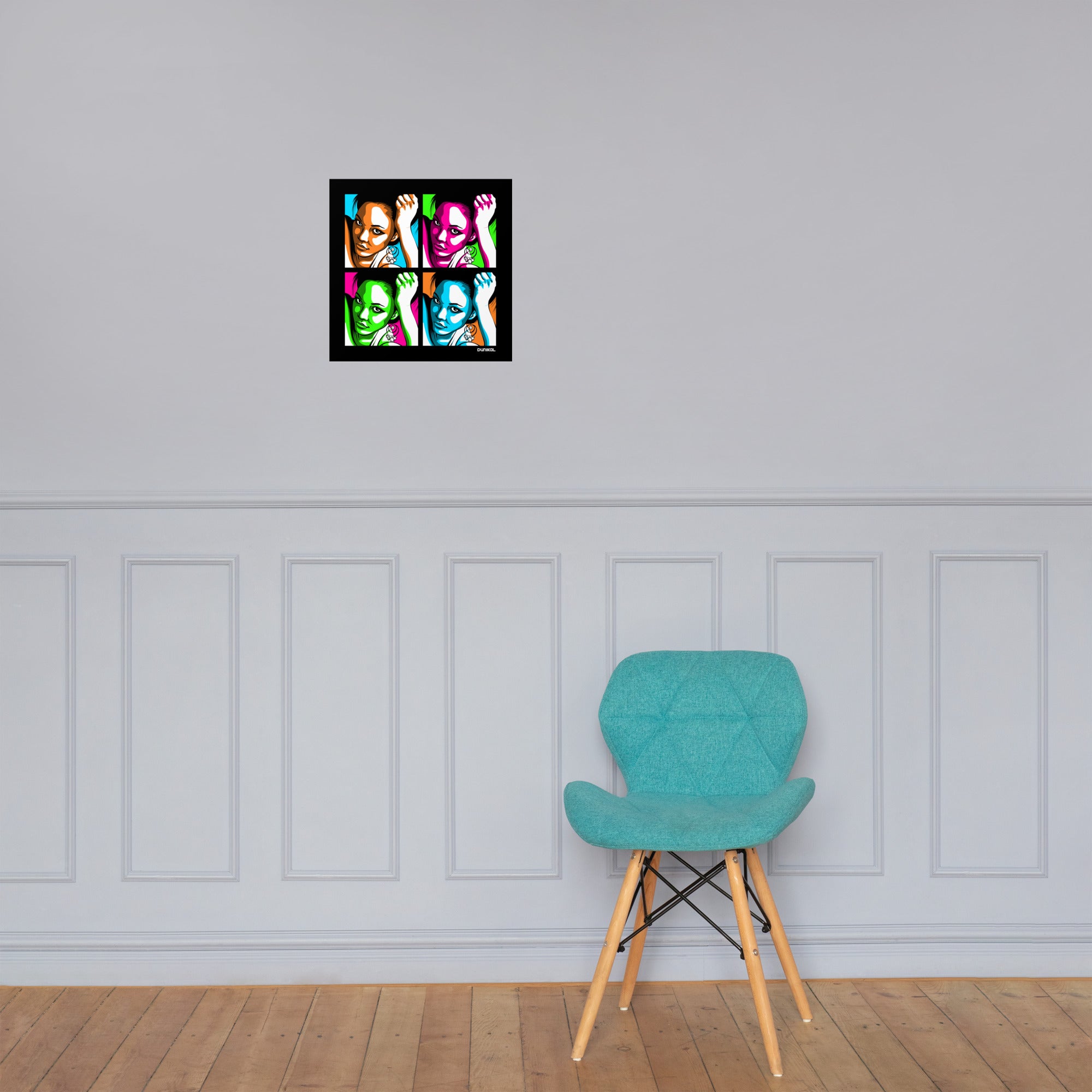 Affiche papier photo — Les femmes fatales portent du Crayola Néons