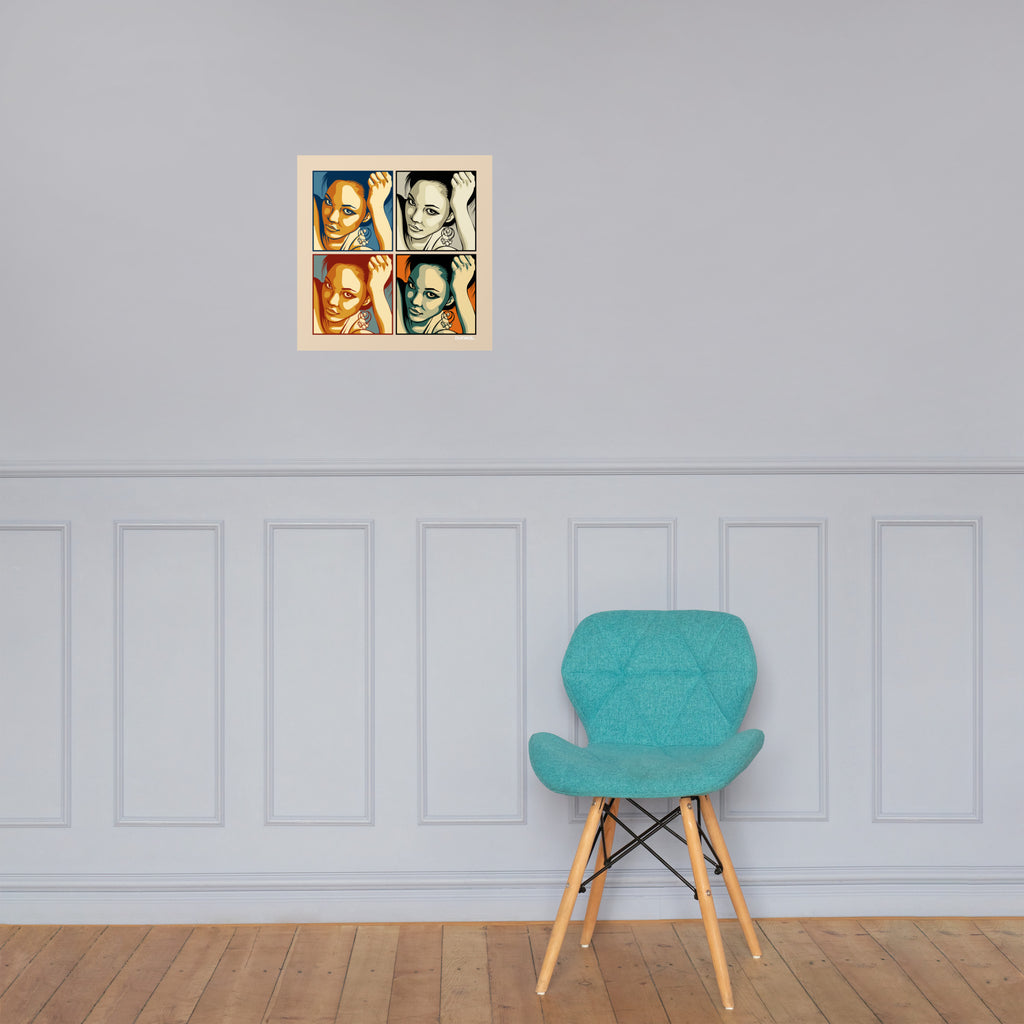 Affiche papier photo — Les femmes fatales portent du Crayola Agitprop