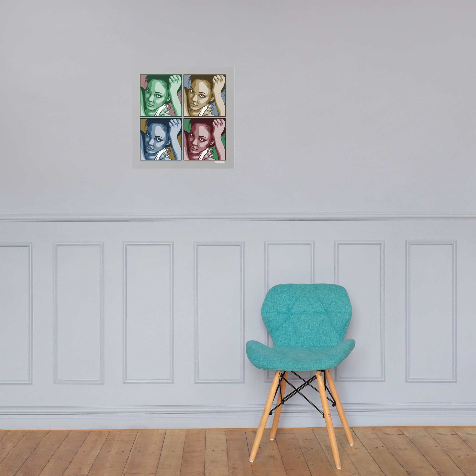 Affiche papier photo — Les femmes fatales portent du Crayola Contemplation