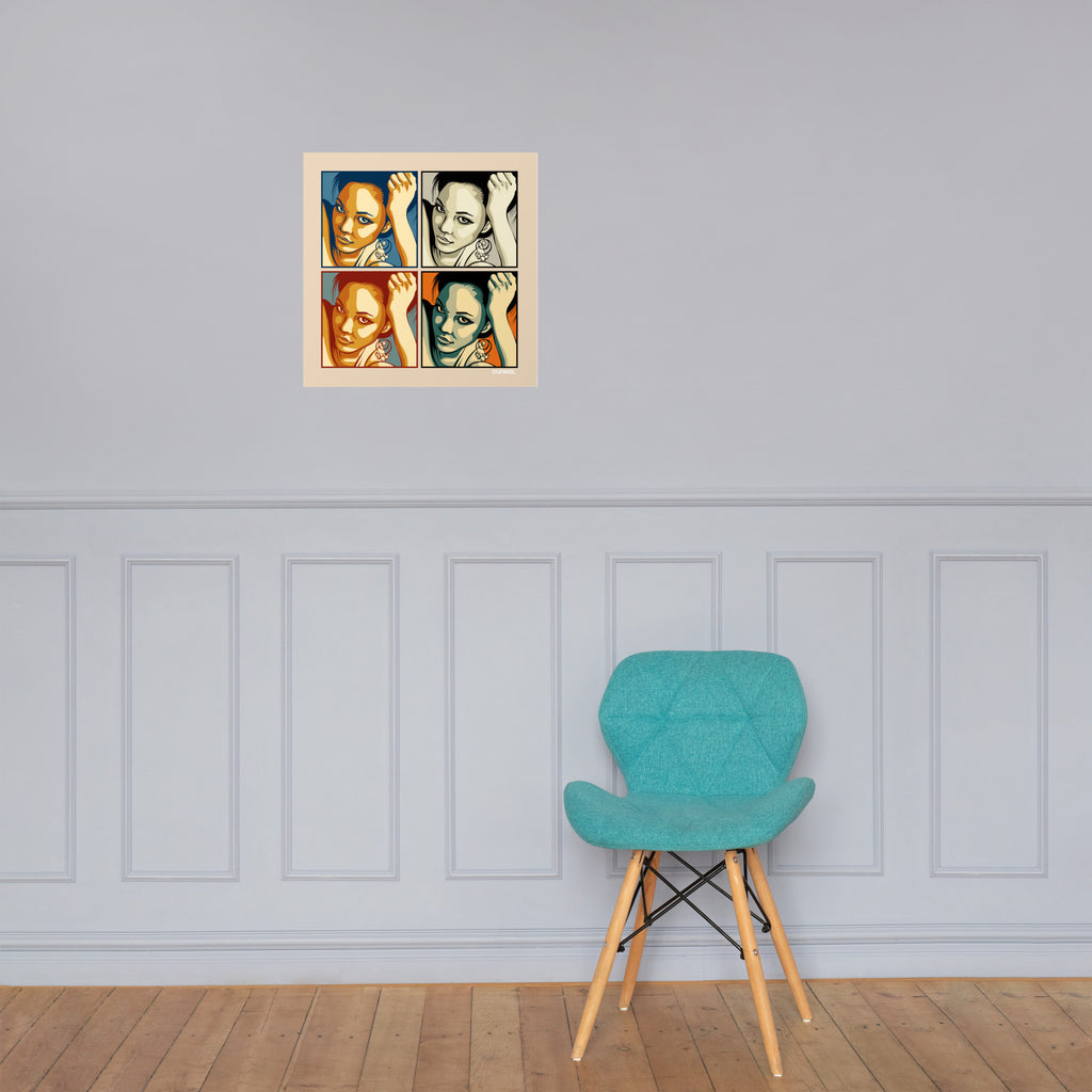 Affiche papier photo — Les femmes fatales portent du Crayola Agitprop