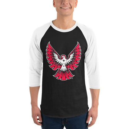 T-shirt à Manches Raglan 3/4 ❯ Déploie tes ailes ❯ Couleurs assorties