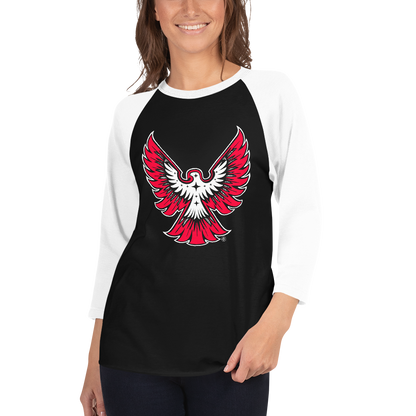 T-shirt à Manches Raglan 3/4 ❯ Déploie tes ailes ❯ Couleurs assorties