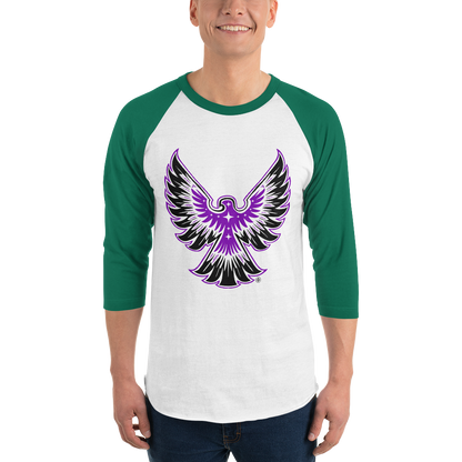 3/4 Raglan Sleeve Tee ❯ Spread Your Wings ❯ Assorted Colors