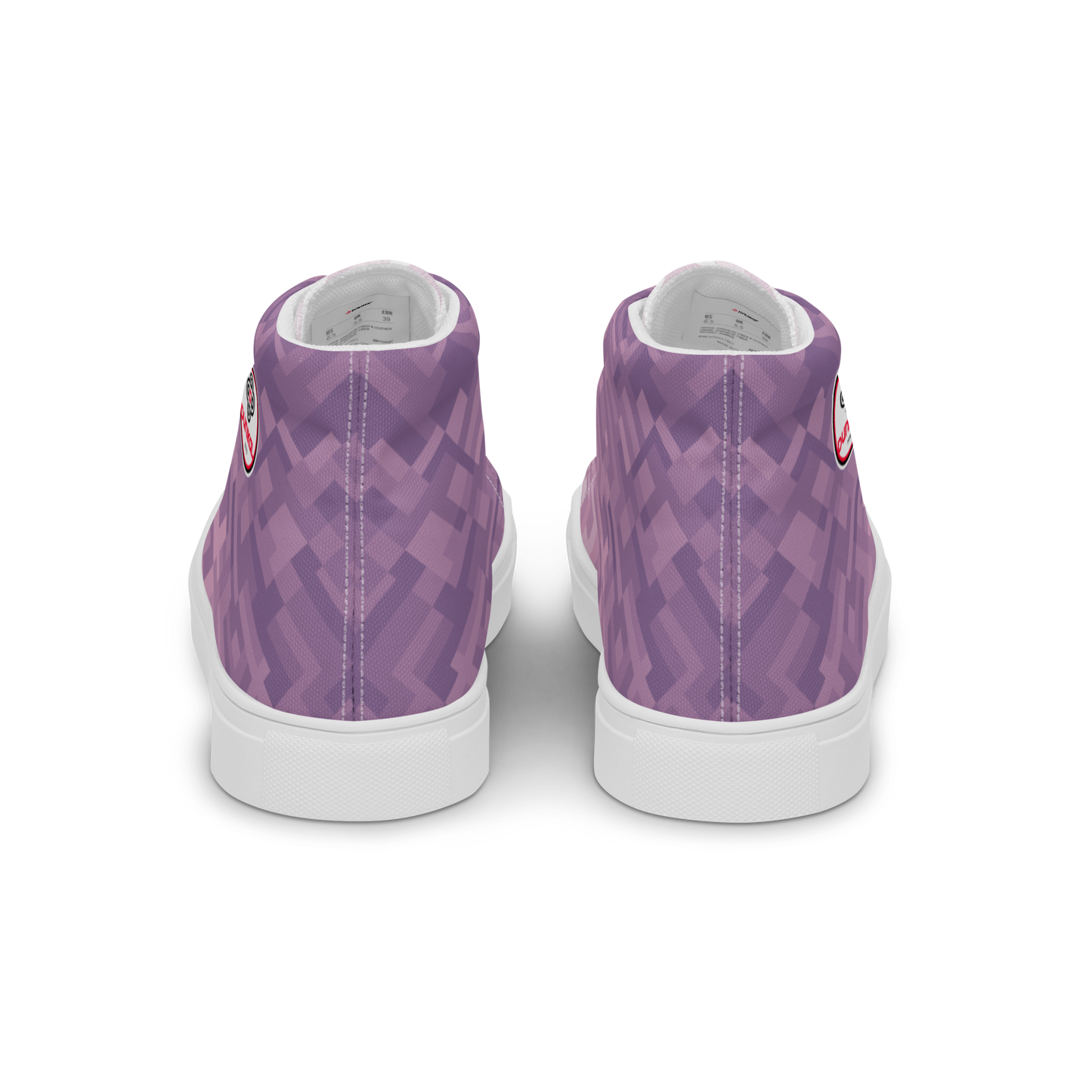 Women's Canvas Sneakers ❯ Polygonal Gradient ❯ Lavender Lilac