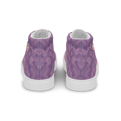 Baskets en toile pour femme ❯ Dégradé polygonal ❯ Lilas lavande