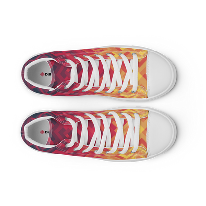 Women's Canvas Sneakers ❯ Polygonal Gradient ❯ Nebula