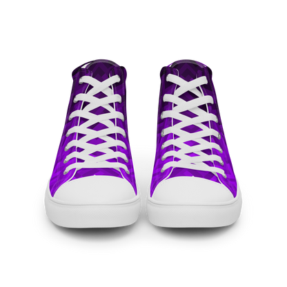 Women's Canvas Sneakers ❯ Polygonal Gradient ❯ Blacklight