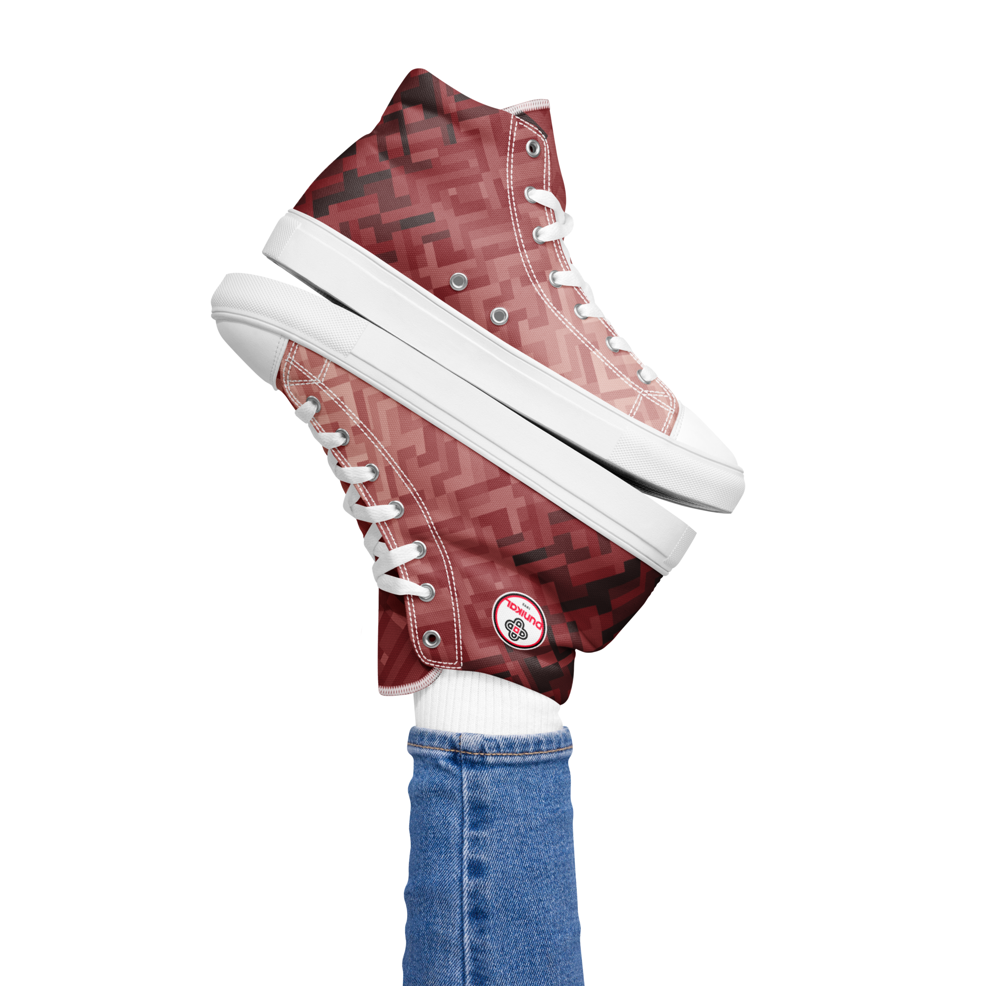 Zapatillas de lona — Rojo rubí