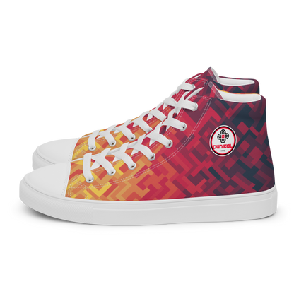 Women's Canvas Sneakers ❯ Polygonal Gradient ❯ Nebula