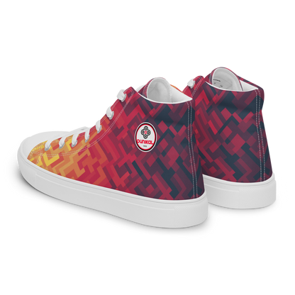 Women's Canvas Sneakers ❯ Polygonal Gradient ❯ Nebula