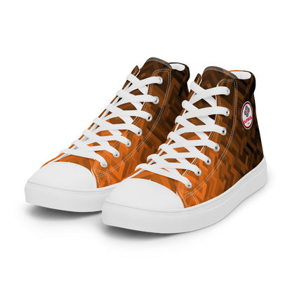 Women's Canvas Sneakers ❯ Polygonal Gradient ❯ Flambeau