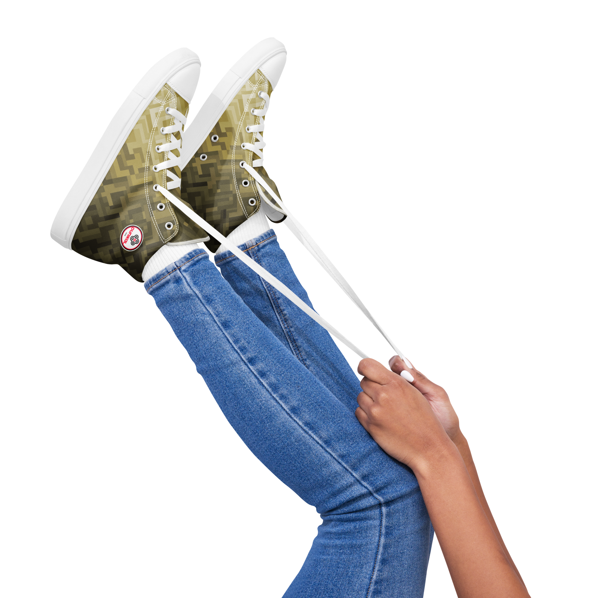 Zapatillas de lona — Doradas