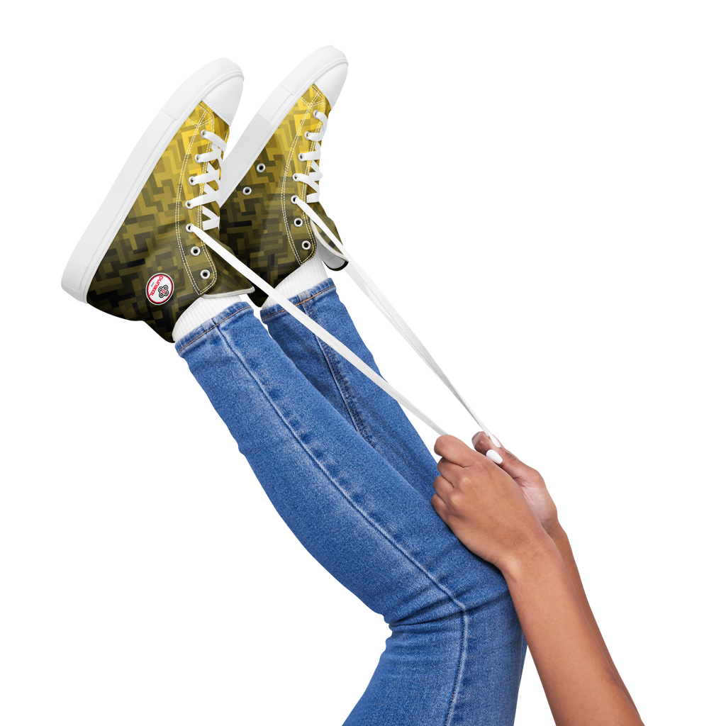 Zapatillas de lona — Rayón dorado