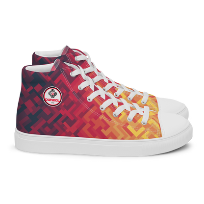 Women's Canvas Sneakers ❯ Polygonal Gradient ❯ Nebula