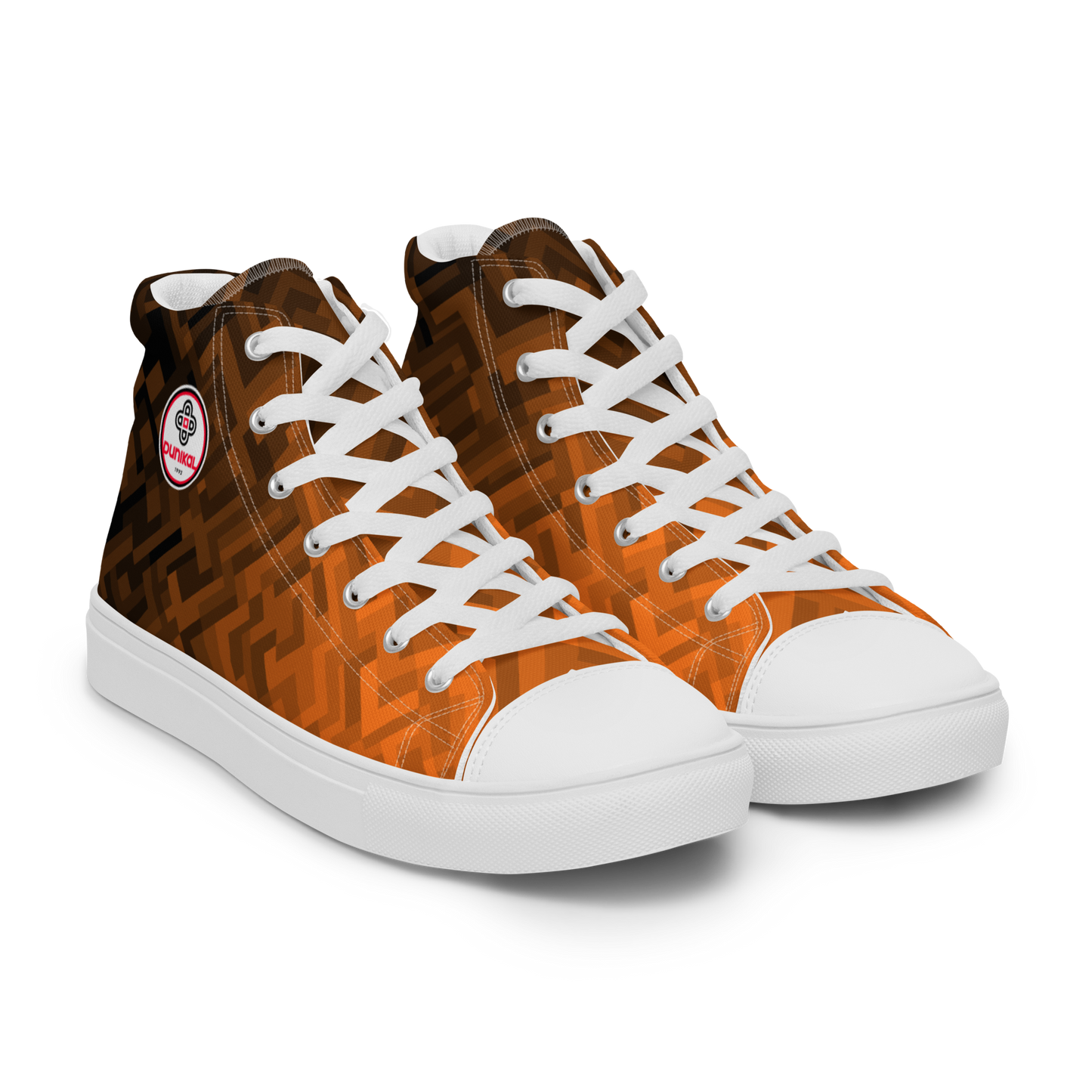 Women's Canvas Sneakers ❯ Polygonal Gradient ❯ Flambeau