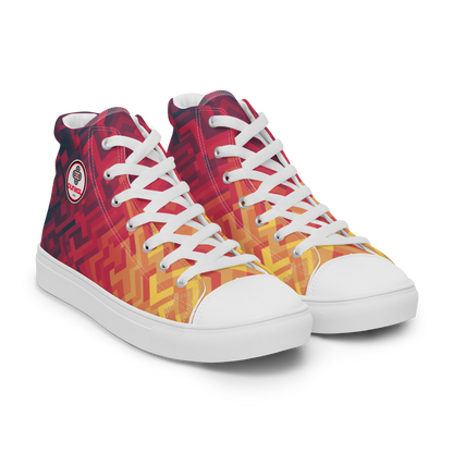 Women's Canvas Sneakers ❯ Polygonal Gradient ❯ Nebula