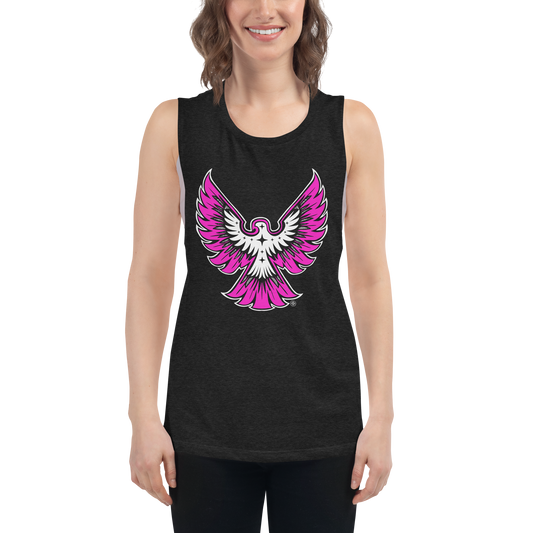 T-Shirt sans manches pour femme ❯ Déploie tes ailes ❯ Couleurs diverses