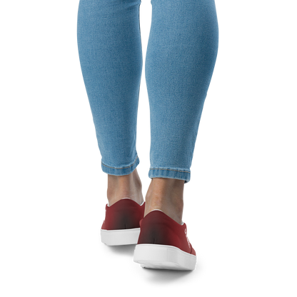 Women's Canvas Slip-Ons ❯ Pure Gradient ❯ Ruby Red