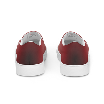 Women's Canvas Slip-Ons ❯ Pure Gradient ❯ Ruby Red