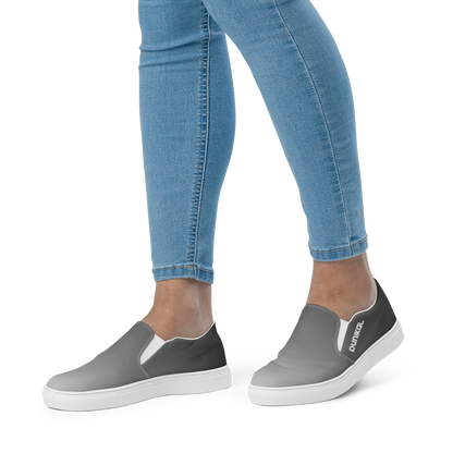 Women's Canvas Slip-ons ❯ Pure Gradient ❯ Silver