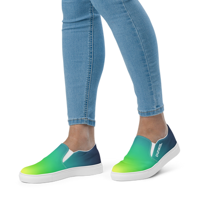 Women's Canvas Slip-ons ❯ Pure Gradient ❯ Aurora Borealis