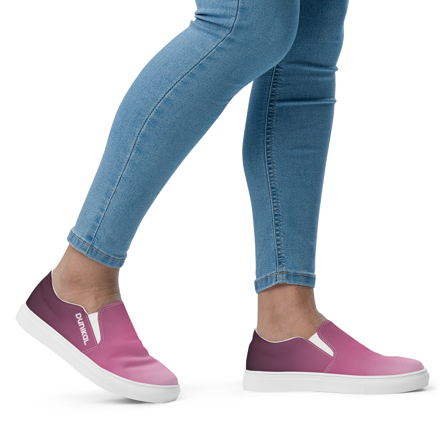 Women's Canvas Slip-Ons ❯ Pure Gradient ❯ Orchid Pink