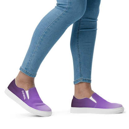 Women's Canvas Slip-Ons ❯ Pure Gradient ❯ Amethyst Purple