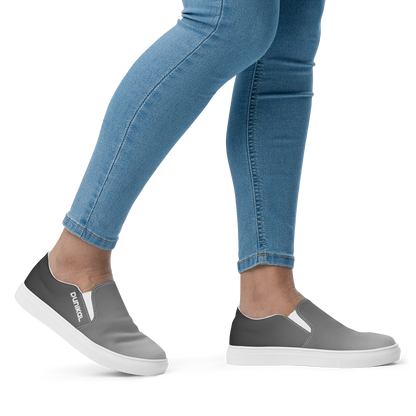 Women's Canvas Slip-ons ❯ Pure Gradient ❯ Silver